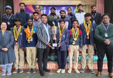 सेंट एंड्रूज स्कूल के राष्ट्र स्तरीय लगोरी उपविजेताओं का सम्मान