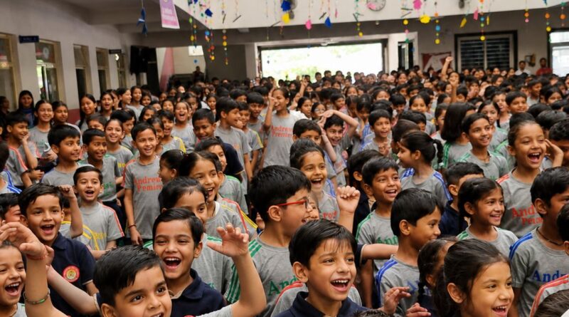 सेंट एंड्रूज प्रीमियर स्कूल, ताज नगरी आगरा में विश्व हास्य दिवस मनाया गया