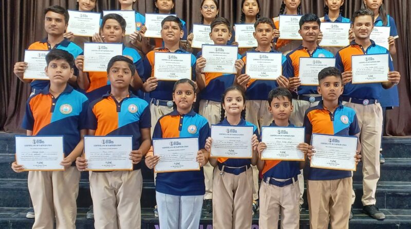 अमर उजाला ओलम्पियाड में सेंट एण्डूज के विद्यार्थियों ने लहराया सफलता का परचम